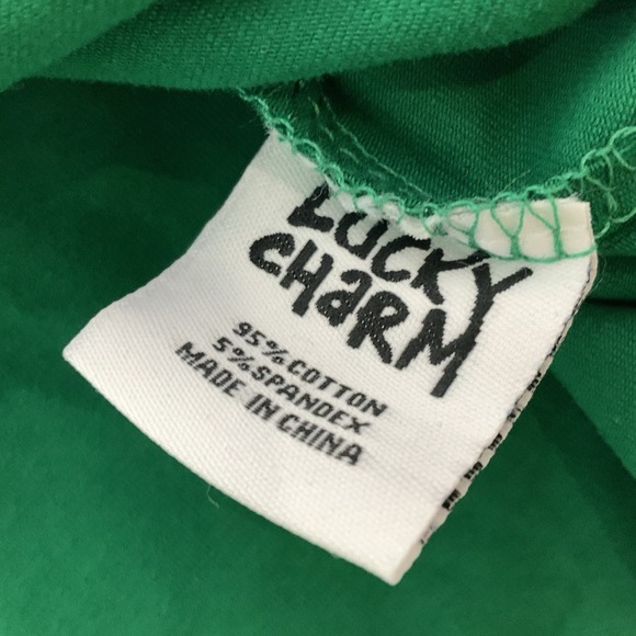 BKYS Lucky Charm T-Shirt Men's 2XL Exclusive Embroidered Green Bunny Famous - Picture 9 of 14